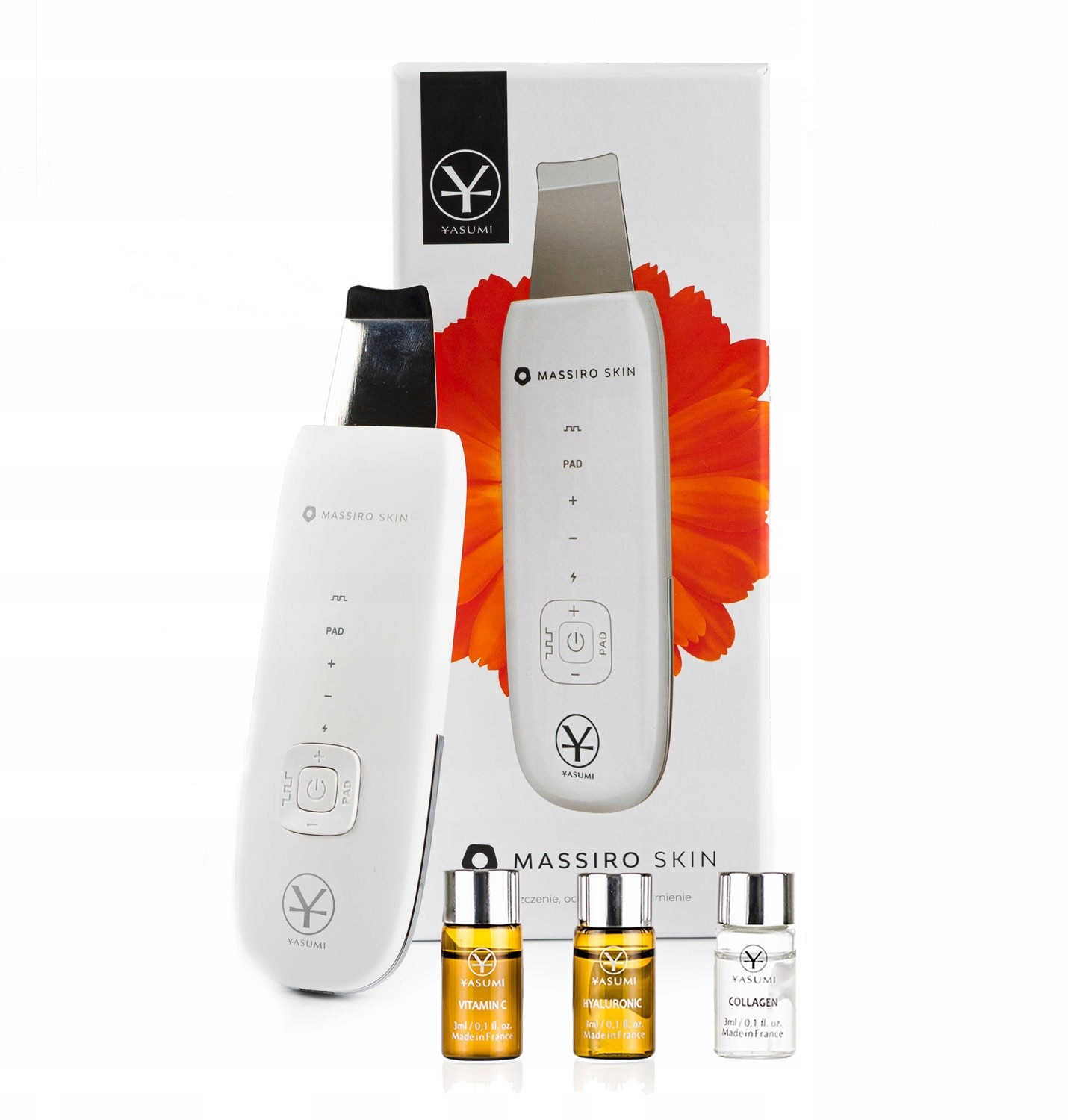 Peeling kawitacyjny do twarzy Massiro + Gratis!