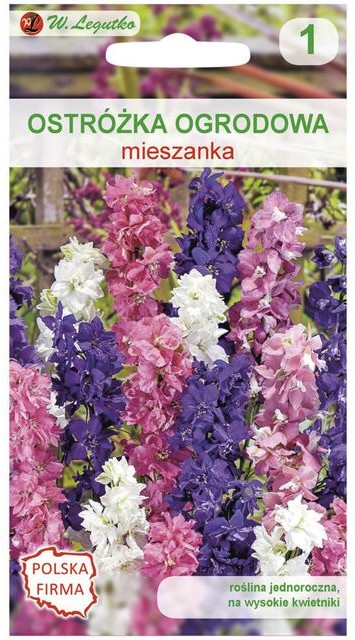 Legutko Ostróżka ogrodowa jednoroczna MIESZANKA