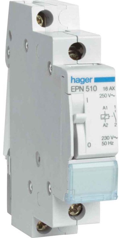 Hager Latching relay 1no 24v EPN513
