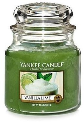 Yankee Candle Świeca zapachowa średni słój Vanilla Lime 411g