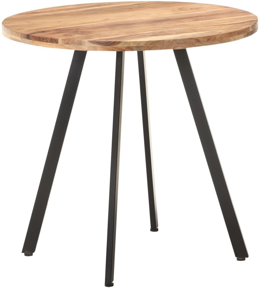 vidaXL Stół jadalniany, 80 cm, lite drewno akacjowe 320485