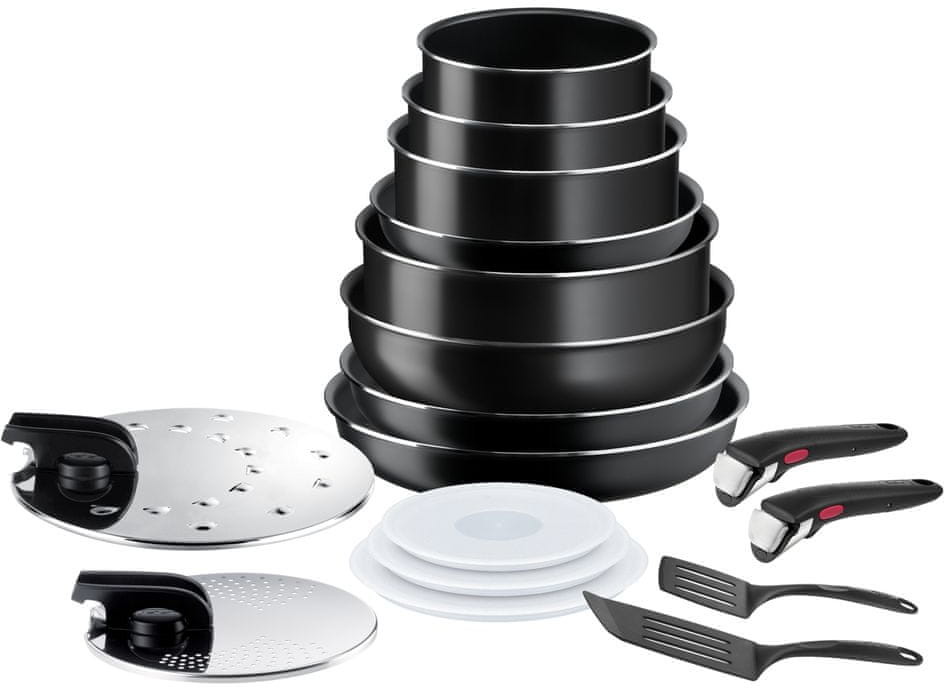 Tefal zestaw naczyń Ingenio Easy On L1599702 17 szt