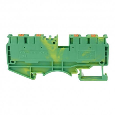 Geberit DEGSON szynowa 4mm2 1P 4-przewodowa sprężynowa żółto-zielona PE 5804 DS4-QU-PE-01P-1C-00