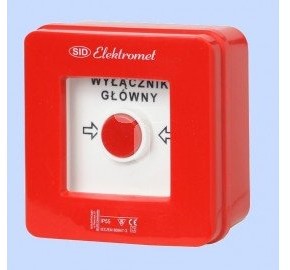 Elektromet Wyłącznik alarmowy natynkowy WG-1 wyłącznik główny 921443 921443