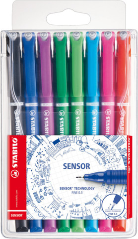Corex Cienkopis Sensor 0.3 mm, 8 kolorów