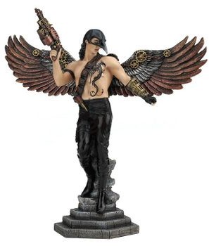 Veronese figurka Wrona Zamaskowany Skrzydlaty Wojownik Steampunk Kolor wu76816aa) 4940