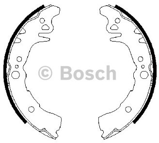 BOSCH Szczęki hamulcowe (komplet) 0 986 487 689