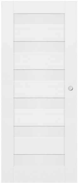 Drzwi pełne przesuwne Trame 80 białe SWHF000096KF