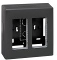 kontakt-simon Simon Connect Obudowa natynkowa S500 2-modułowa, 4x K45 kompletna szary grafit 51000002-038 51000002-038