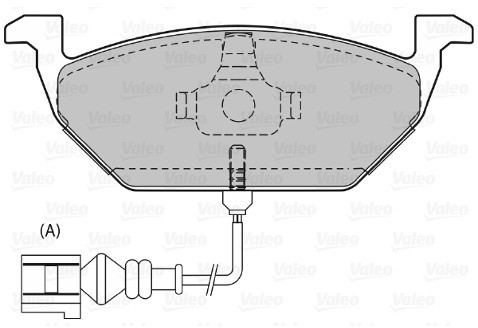VALEO Klocki hamulcowe - komplet 598332