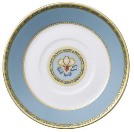 Villeroy & Boch Samarkand akwamaryna Espresso spodek 12 cm 1047301430