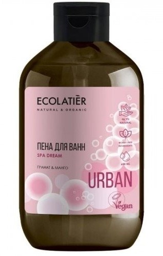 ECOLATIER ECOLATIER Płyn do kąpieli Granat i Mango 600ml