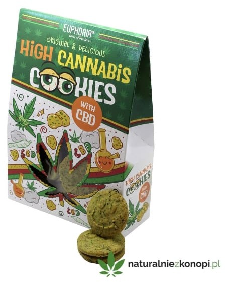 Ciastka konopne High Cannabis z CBD 100g