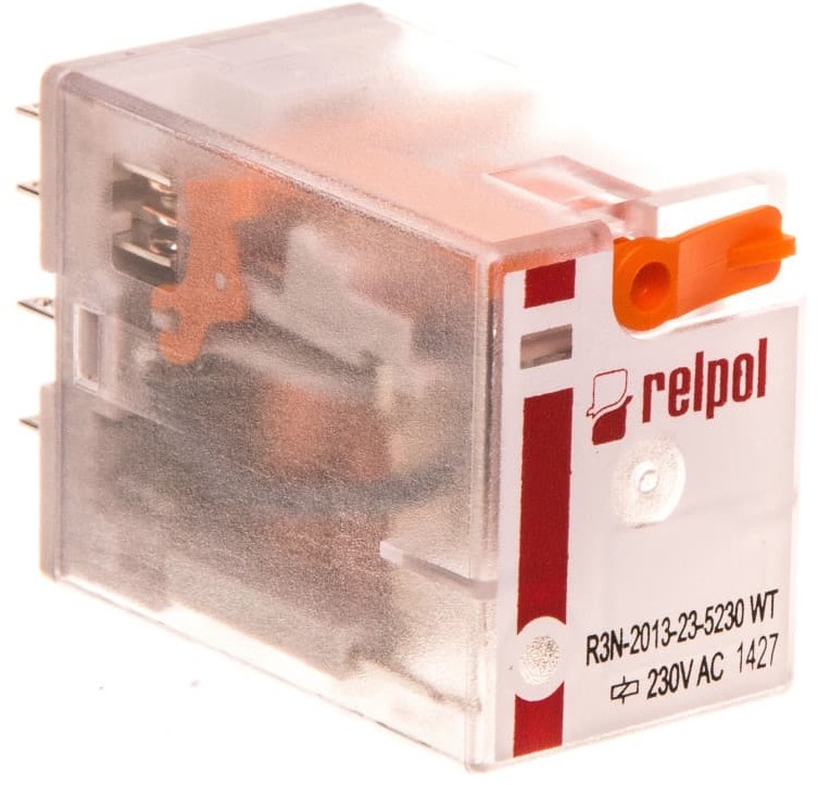 Relpol Przekaźnik przemysłowy 3P 230V AC AgNi R3N-2013-23-5230-WT