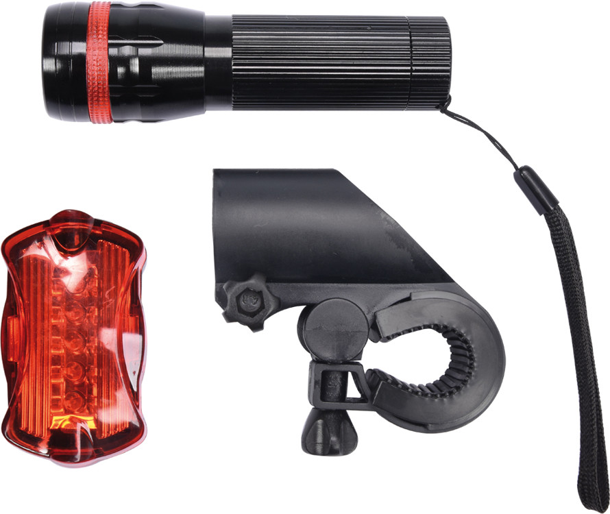 ZESTAW LAMP ROWEROWYCH PRZEDNIA 3W CREE LED + TYLNA 5 LED 88422 VOREL ZYSKAJ RABAT 30 ZŁ 88422