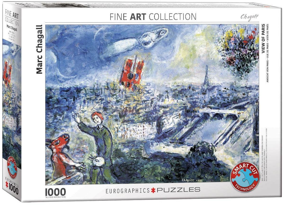 Eurographics Puzzle 1000 Le Bouquet de Paris by Chagall 6000-0850 -