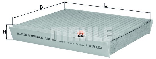 KNECHT Filtr kabinowy LAK 457