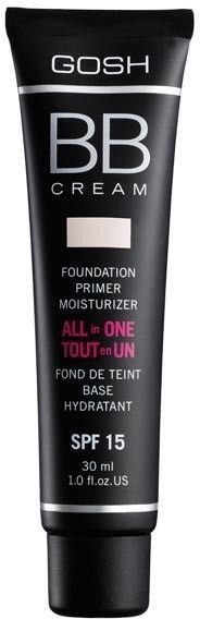 Gosh All In One BB Cream Foundation Primer Moisturizer Wielofunkcyjny krem BB krem baza podkład 01 Sand 5701278378000