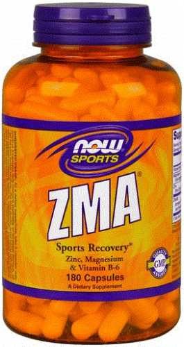 Now Foods Magnez Cynk i Witamina B6 ZMA Combination of Zinc Magnezsium & Vitamin B-6 180 kapsułek NOW SPORTS