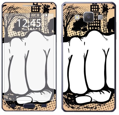 Samsung Royal Sticker Royal tatuaż ścienny RS. 123956 samoprzylepny do Galaxy A5 motyw Coup de Faust RS.123956