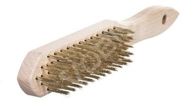 No name Szczotka druciana 5-rzędowa mosiężna