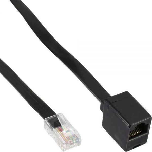 InLine Kabel ISDN RJ45 8P8C męski żeński 3m 68823