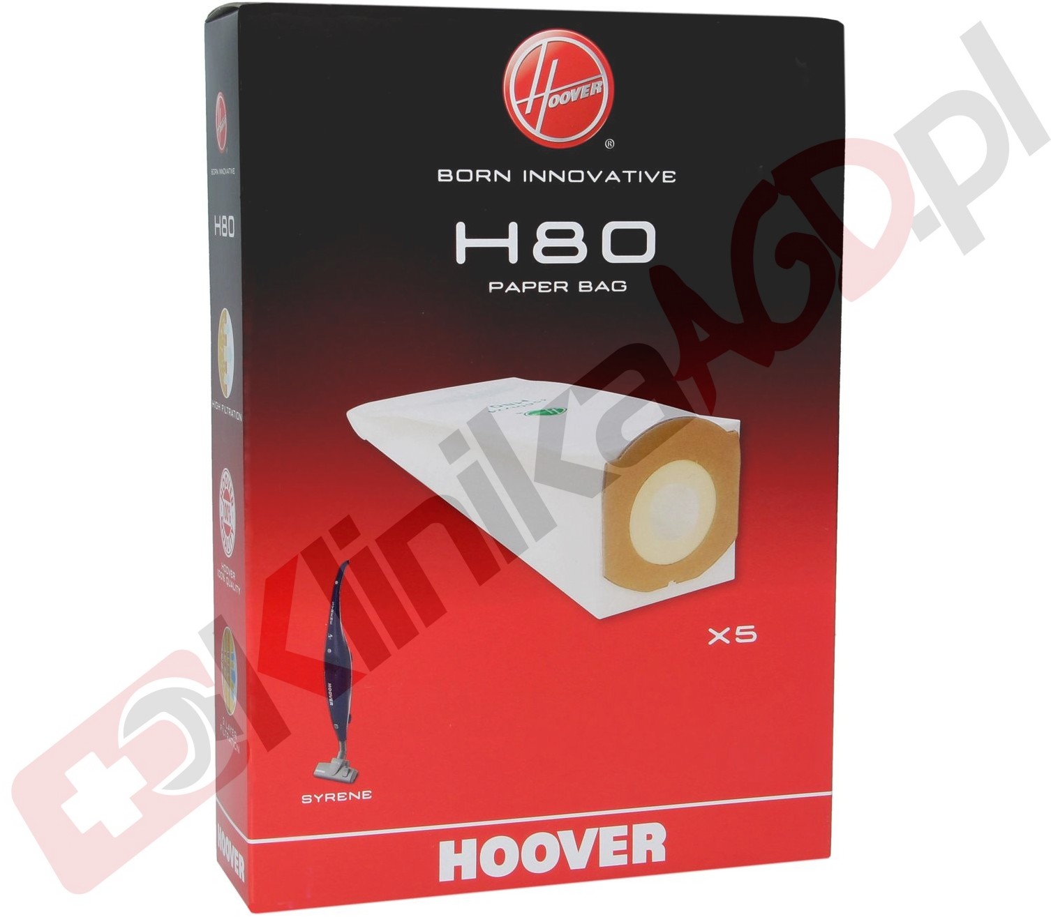 Hoover Candy Worki do odkurzacza H80 35601774