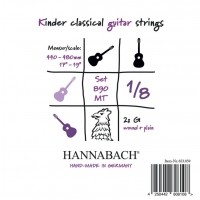 Hannabach 653051) 890 MT struna do gitary klasycznej 1/8 menzura 44-48cm medium) E1