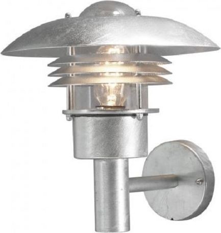 Modena Kinkiet  lampa ścienna Modena 29 cm E27 60W 230V stal srebrna twm_403567