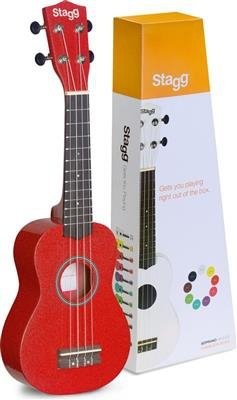 Stagg US-RED-sopranowy Ukulele US-RED
