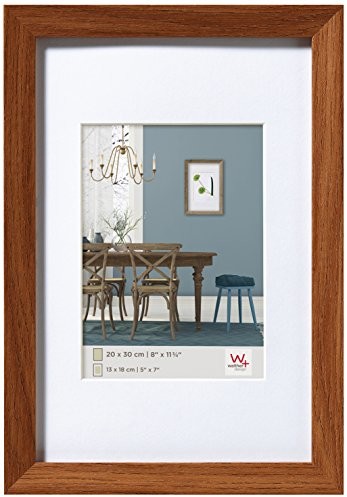 Walther wzornictwo fiorito rama drewniana ramka na zdjęcia, drewna, ciemny dąb, 15 x 20 cm EF520P