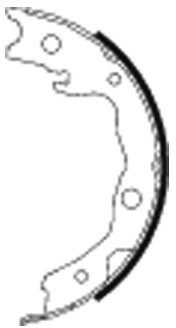 TEXTAR Zesatw szczęk hamulcowych, hamulec postojowy 91068200