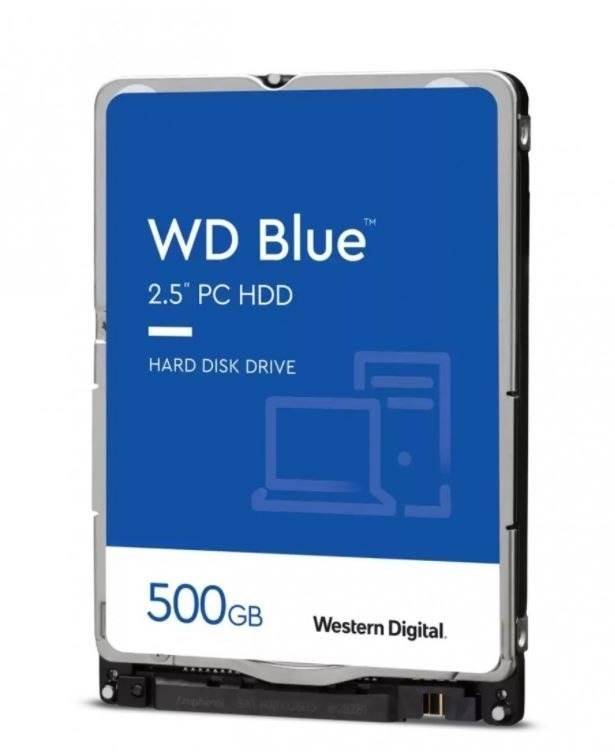 Western Digital Dysk HDD Blue 500GB 2,5'' 16MB SATAIII/5400rpm WD5000LPZX