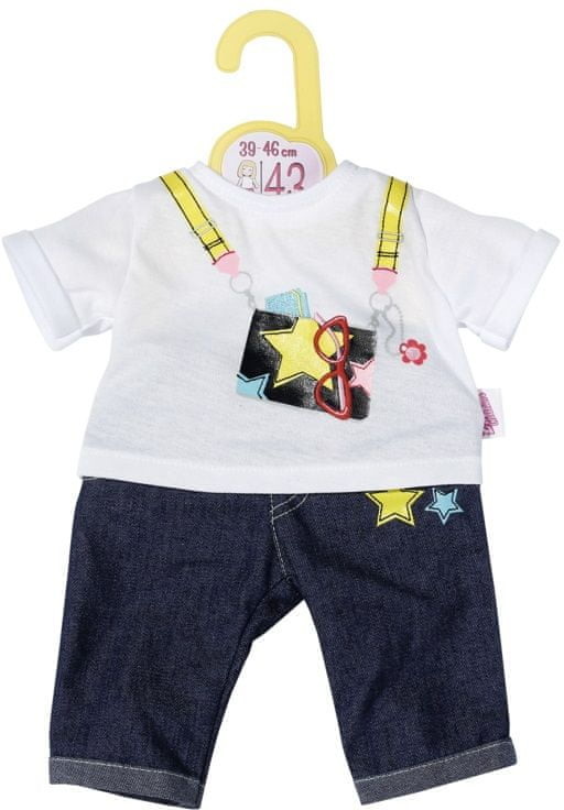 Zapf Creation jeansy i koszulka dla lalki Dolly Moda 43 cm