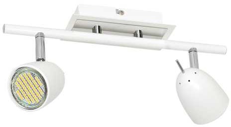 Luminex Listwa Olivia 6492 lampa sufitowa spot 2x8W GU10 biały