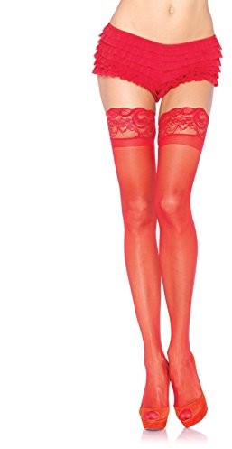 Leg Avenue do robienia na drutach luźne Lycra-rajstopy dokładnego oczyszczania  1022, , , czerwony, 1022Q07003