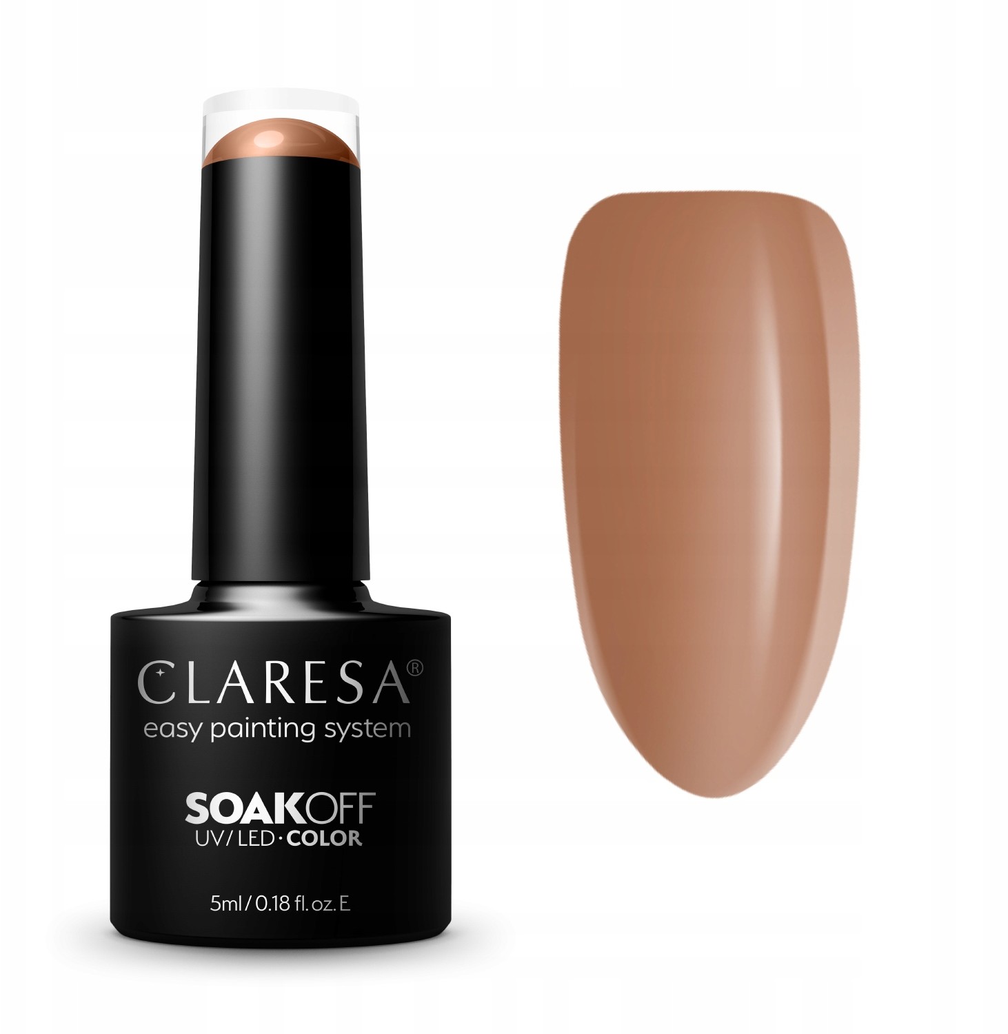 Claresa Lakier Hybrydowy Snug Brown 5ml