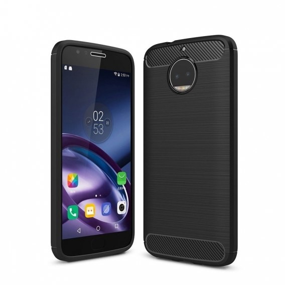 Solid HS Case Etui HS Case TPU Moto G5S Plus Black + Szkło HSC037