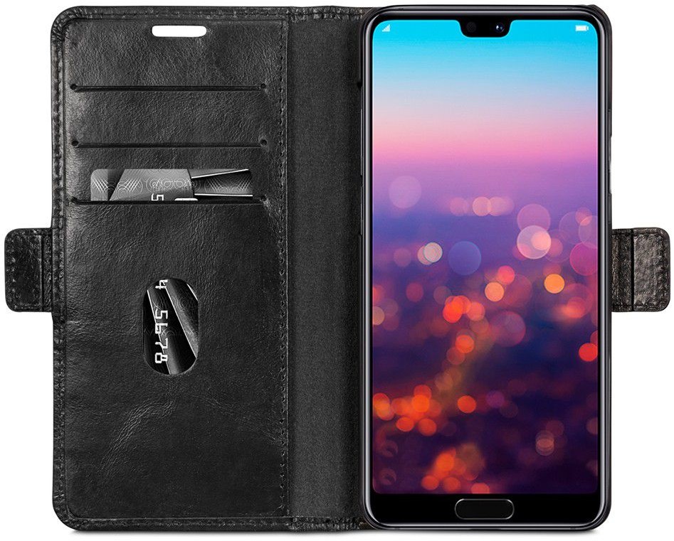 dbramante1928 Copenhagen pokrowiec skórzany Huawei P20 Pro CZARNY OTWIERANE NA BOK SKÓRA NATURALNA COPPGTBL0896