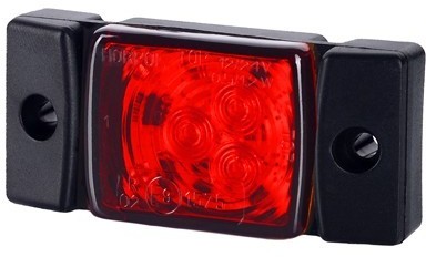 HORPOL Lampa LED obrysowa czerwona (LD142)