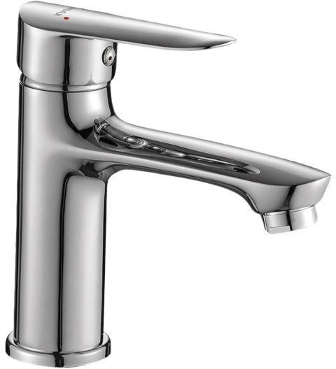 Kuchinox Cento Jednouchwytowa bateria umywalkowa stojąca z korkiem chrom BKC022D