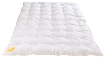 Böhmerwald 289600-10 dziecięca kołdra puchowa, 100x135 cm, biała, jakość 1, 90% puch/ 10% pióra, stopień ciepła: normalny 289600-10