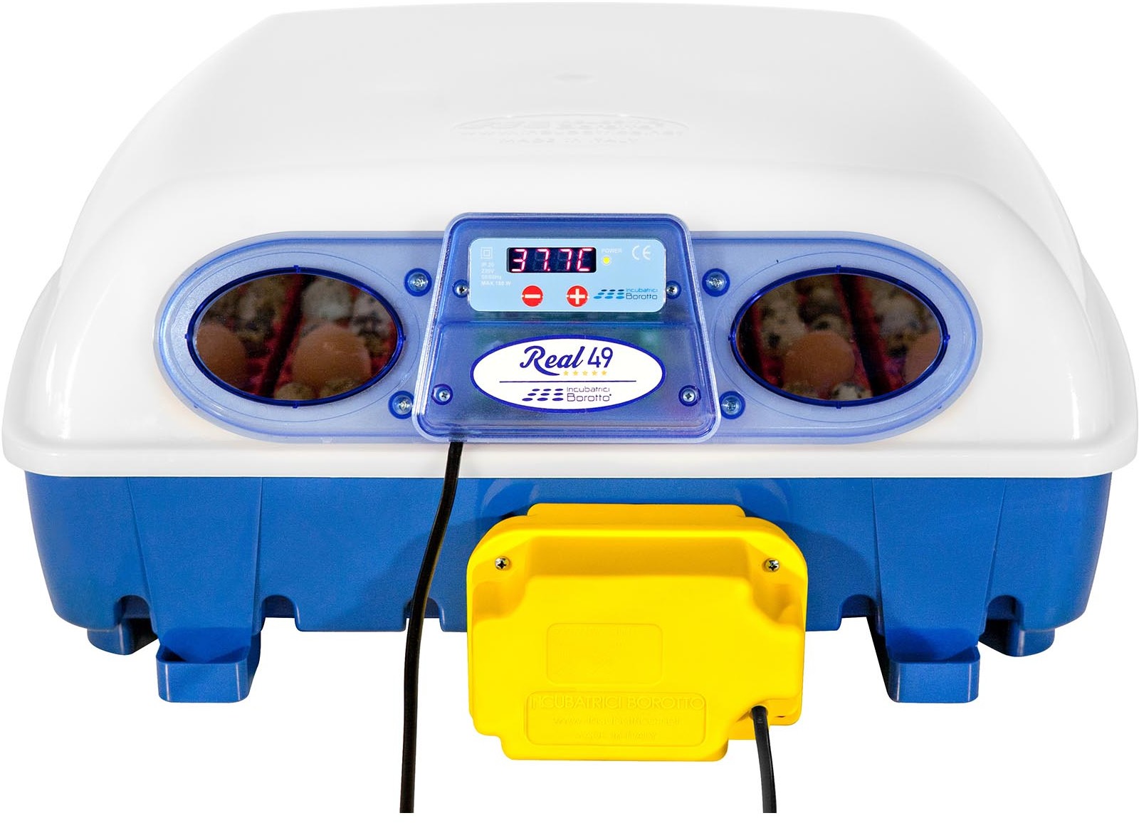 Borotto Inkubator do jaj 49 jaj dozownik wody w pełni automatyczny REAL 49 AUTOMATIC