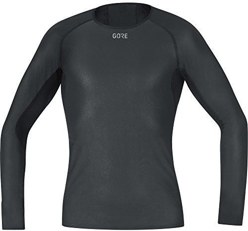 Gore Wear męska M WINDSTOPPER Base Layer koszulka z długim rękawem, czarny, m -9900-Medium100323990004-9900