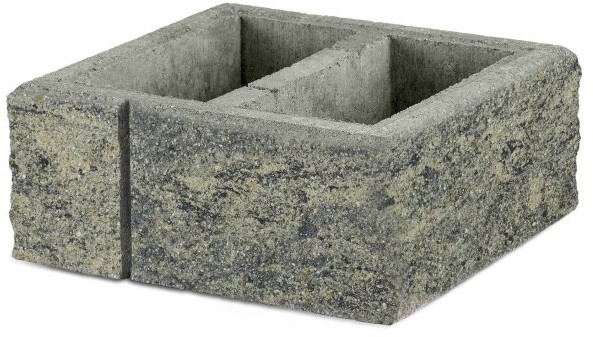 Słupek Gorc L x  38 x 38 x 16 cm onix GUDGAD_ONIX