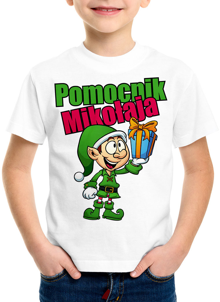 Poczpol Pomocnik mikołaja - koszulka dziecięca PRZPOC-0-2088