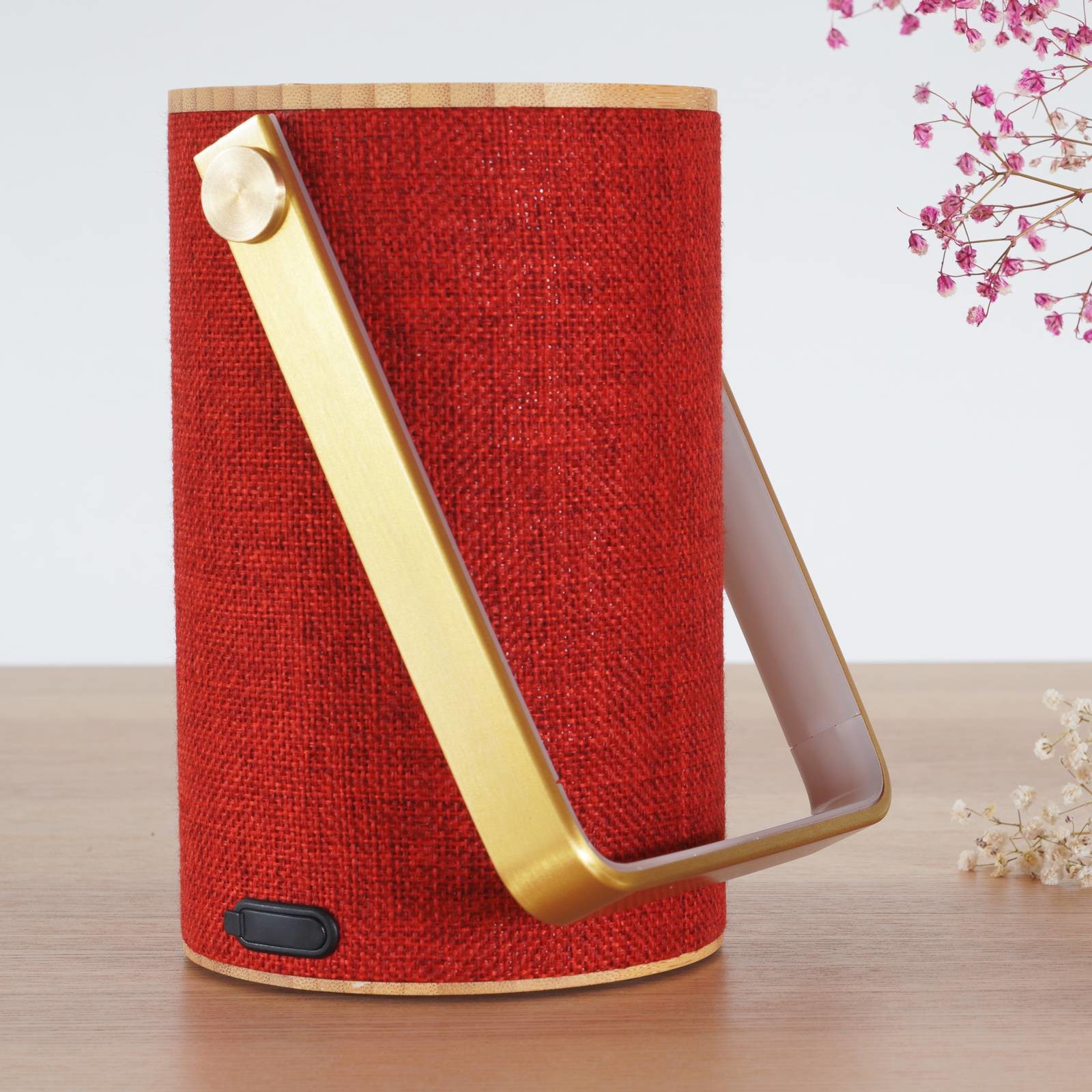 LOOM DESIGN LOOM DESIGN Silo 1 dekoracyjna BT-speaker czerwona
