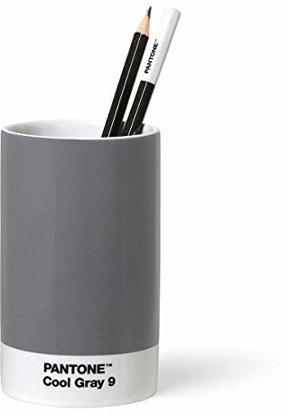 Pantone Pantone organizer na biurko, pojemnik na długopisy, porcelana, Cool Gray 9, szary 101490009