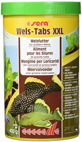 Sera Wels-Tabs XXL karma dla większych sumów: może być używana jako podłoże lub przyczepność, 1 l 499