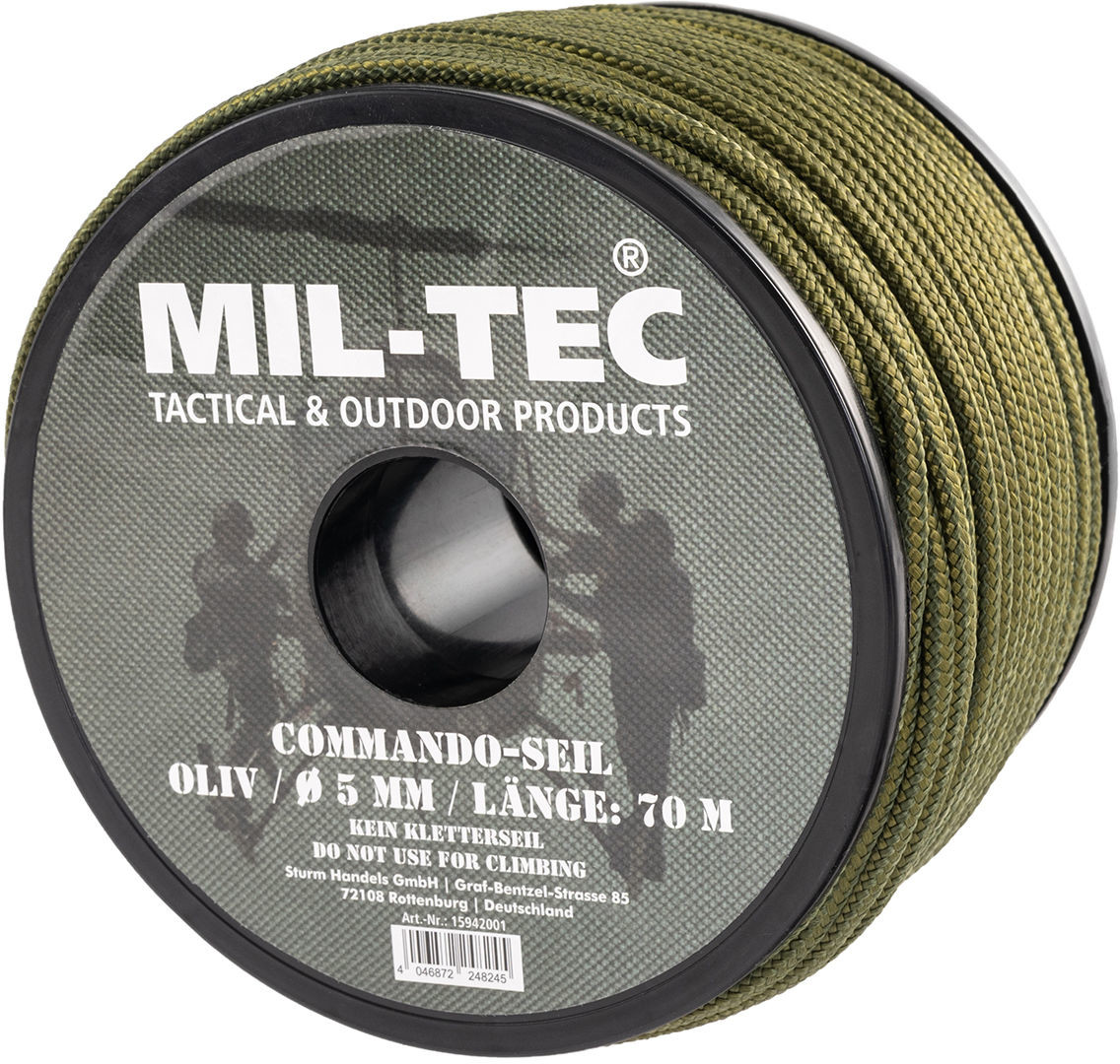 Mil-Tec Linka Commando 70 m x 5 mm - olive (15942001-005) 15942001-005
